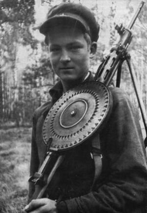 Герой - пулеметчик Иван Васюк. 